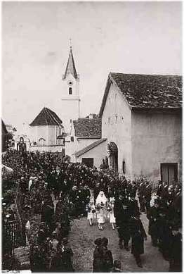 1931 Festzug durch Thann